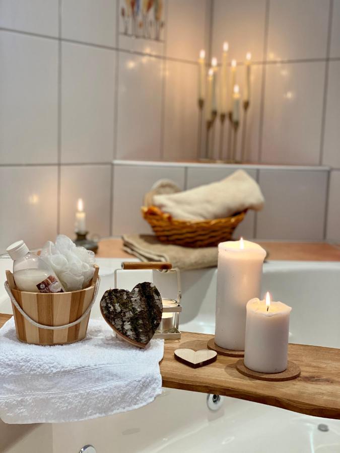 Private Spa Mit Sauna Und Whirlpool Schrozberg Eksteriør bilde